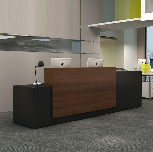 厂家直销实木前台桌 简约环保 可定制