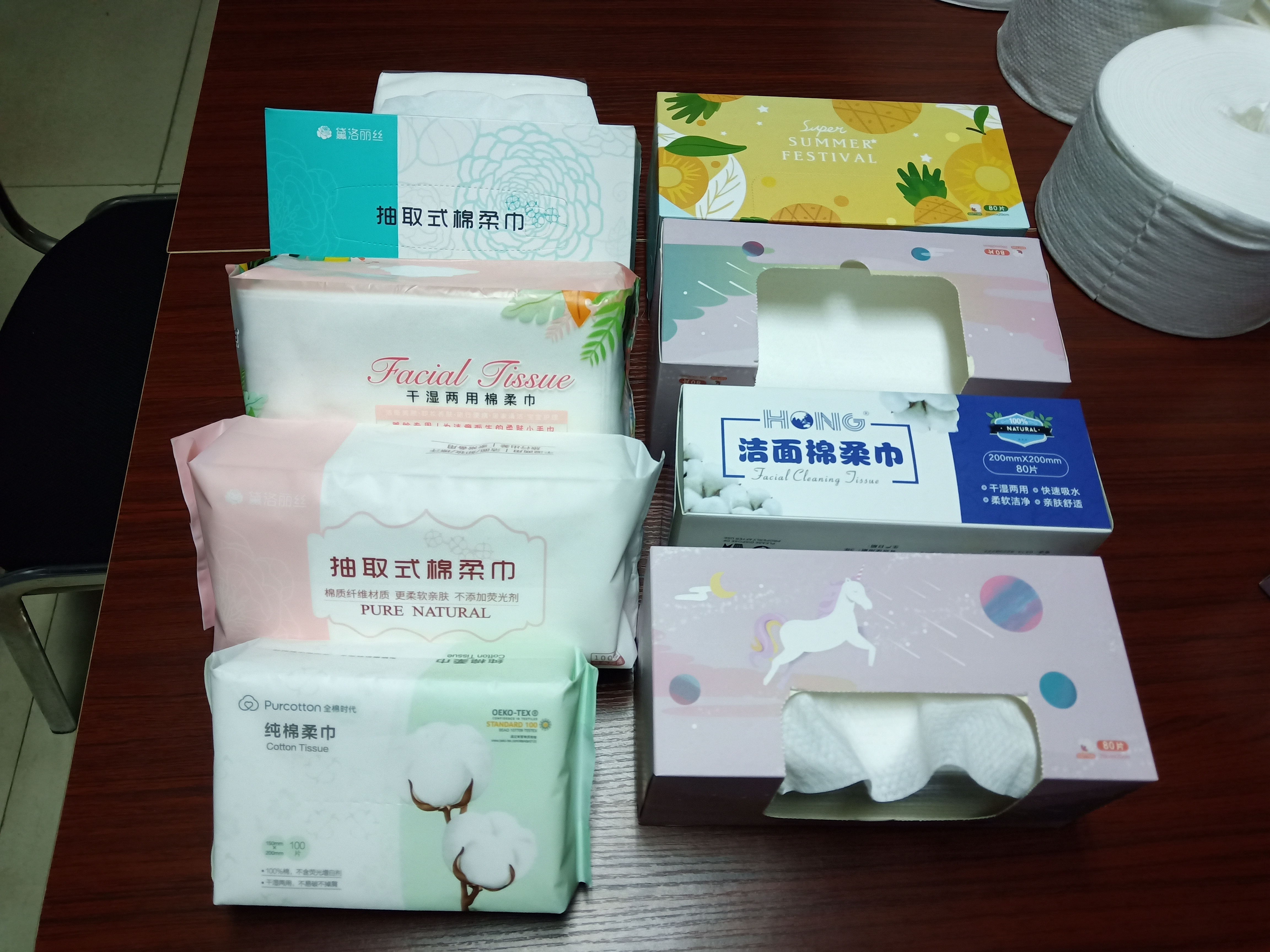 JL-C(450-180)型抽取式面巾纸生产线
