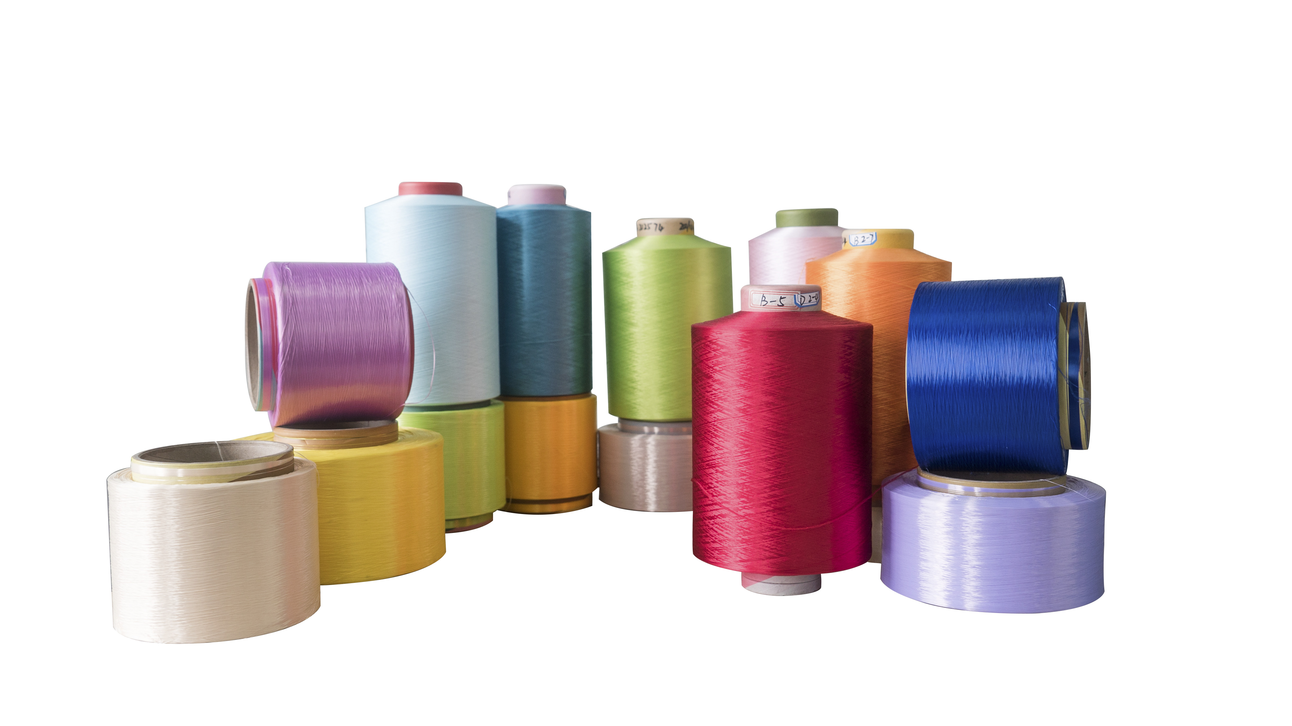 厂家直销低弹丝dty沙发布提花面料毛巾布专用高色牢度有色涤纶网络丝