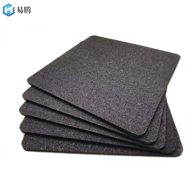 聚氨酯橡胶隔音垫7厚聚氨酯橡胶减震垫酒店学校医院楼板隔声板发货快