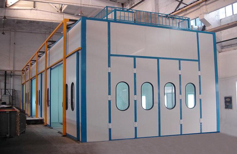 机械设备喷漆房 烤漆房涂装机械设备 移动伸缩式喷烤漆房