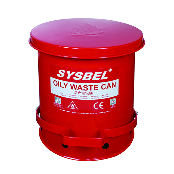 SYSBEL西斯贝尔 防火垃圾桶 14加仑 14Gal/52.9L WA8109500 金属防火垃圾桶