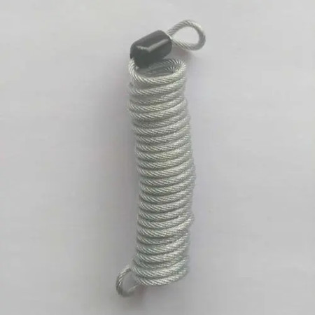 宇荣 弹簧圈钢丝绳 厂家直销 可定制规格颜色