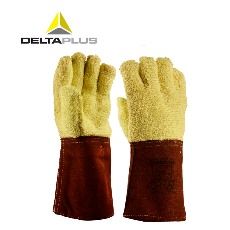 芳纶毛圈布耐高温防切割手套350° 热玻璃高温消毒脱模热塑行业