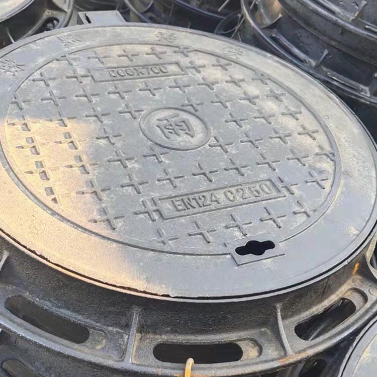 南京智擎 电力球墨铸铁圆形井盖 下水道排污雨水盖 越鹏金属 抗压型
