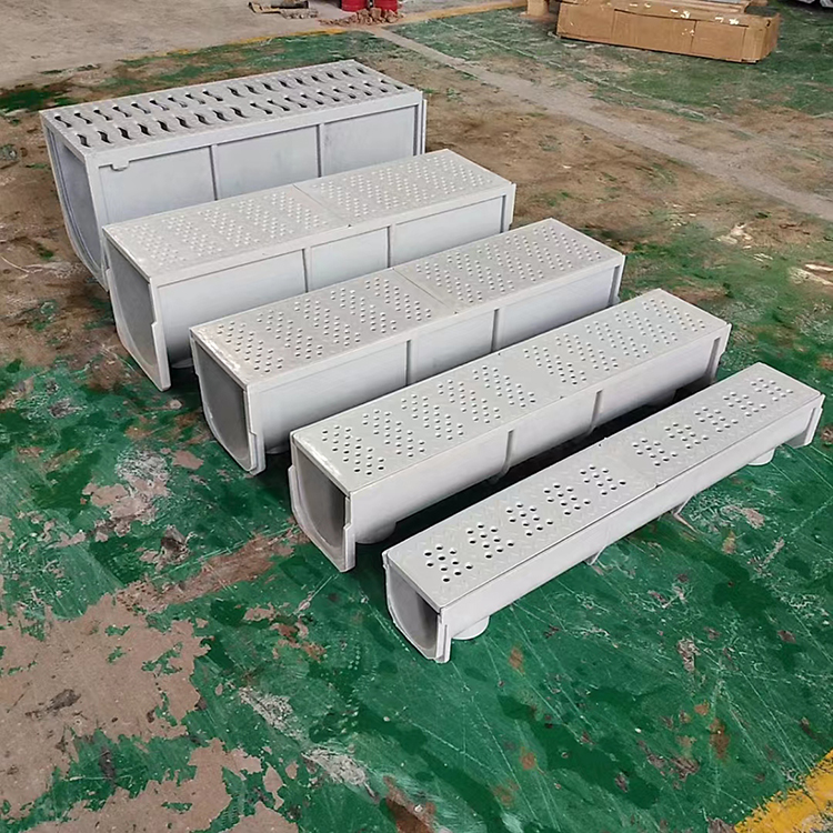 供应成品树脂排水沟 庭院室内室外缝隙式u型沟槽-江苏亚萌交通道路