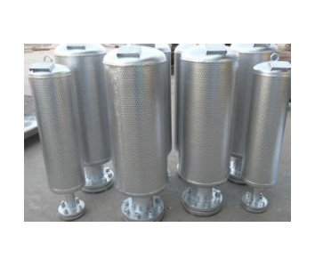 BW-KHP型不锈钢扩散缓冲放空消声器 碳钢法兰排气蒸汽放空消音器